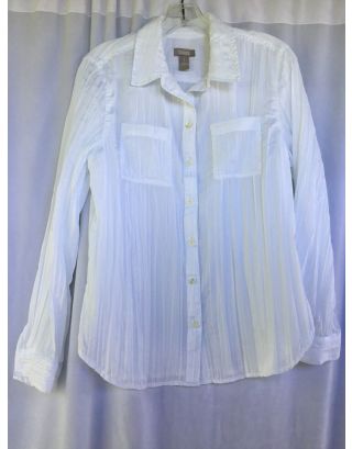 Chico’s white blouse M