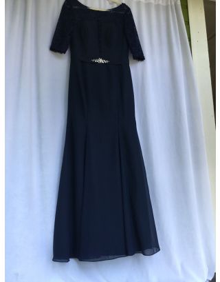 No label navy formal M