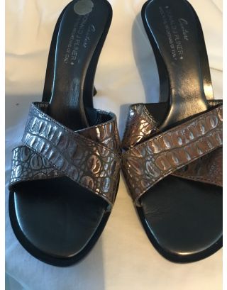 Donald J. pliner open toe heels 8.5