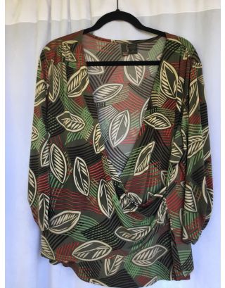 Serenade print top 2X